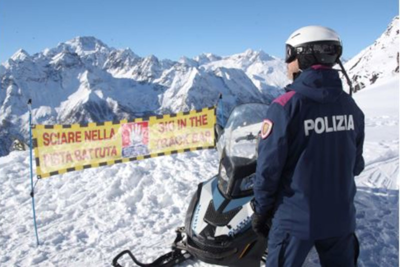 Piste sci interventi soccorso stagione 2023-2024 polizia