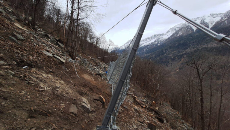 Villa di Chiavenna sentiero Savogno messa in sicurezza frana