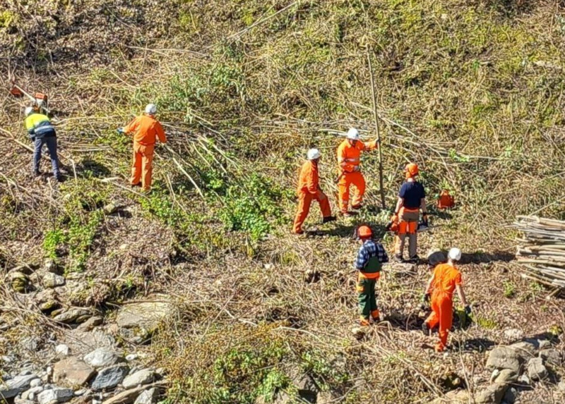Colorina torrente Medrasco operazione Fiumi Sicuri