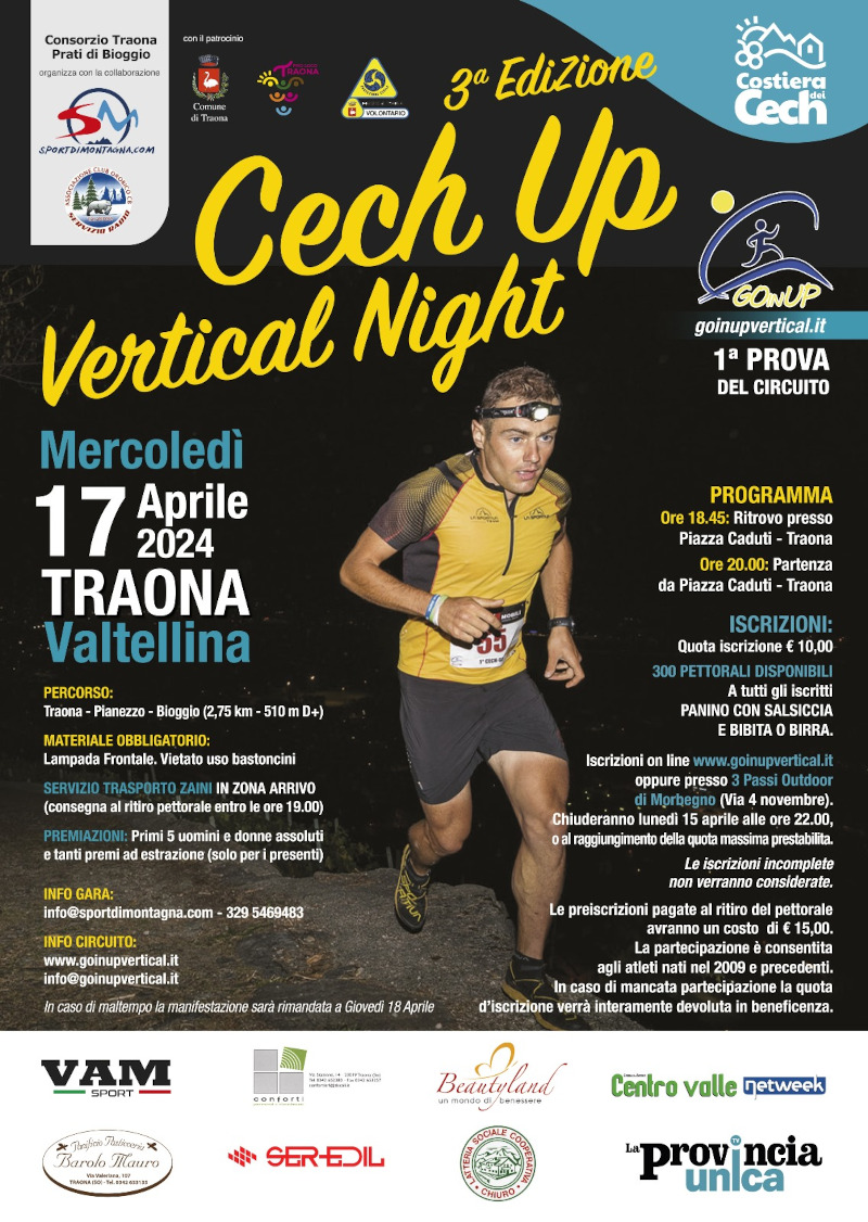 Locandina Cech Up Traona Goinup 2024
