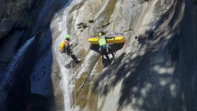 Soccorso Alpino Lombardo esercitazione squadra forra Liguria