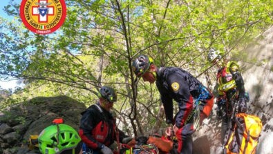 Soccorso Alpino Lombardo esercitazione squadra forra Liguria