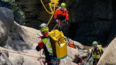 Soccorso Alpino Lombardo esercitazione squadra forra Liguria