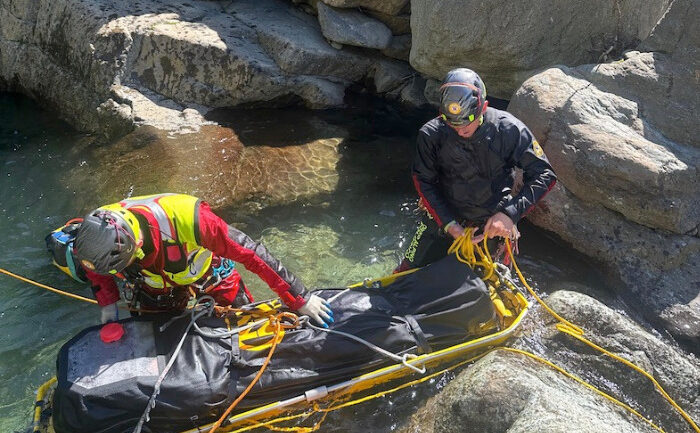 Soccorso Alpino Lombardo esercitazione squadra forra Liguria