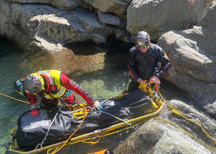 Soccorso Alpino Lombardo esercitazione squadra forra Liguria