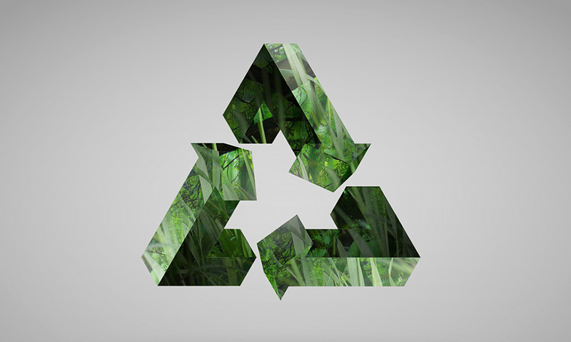 Ecologia riciclo rifiuti