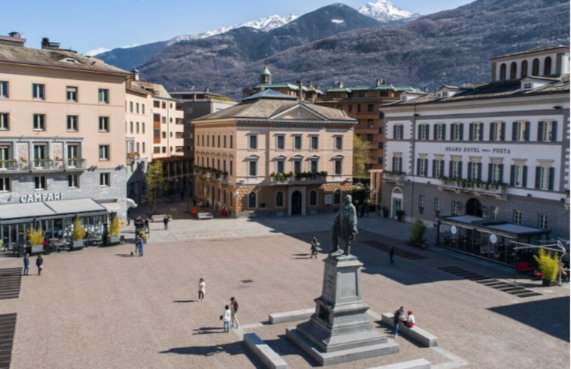Piazza Garibaldi Banca Popolare di Sondrio