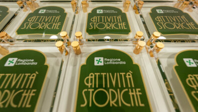 Targa attivit&agrave; storiche Regione Lombardia