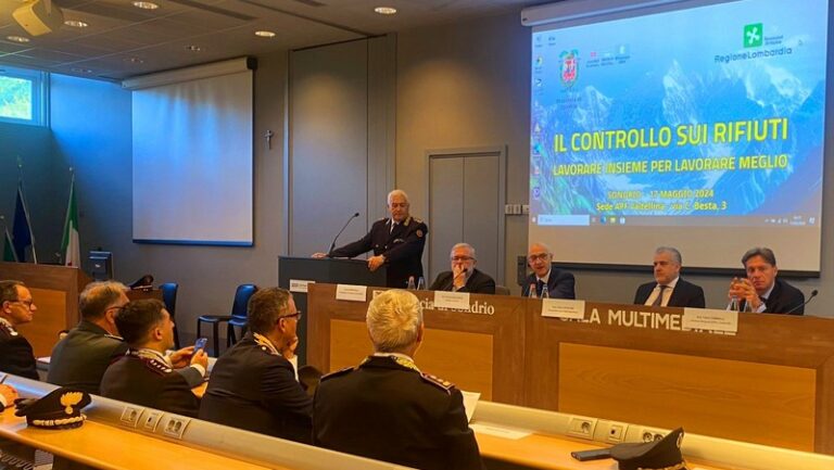 Controllo rifiuti criminalità Sondrio