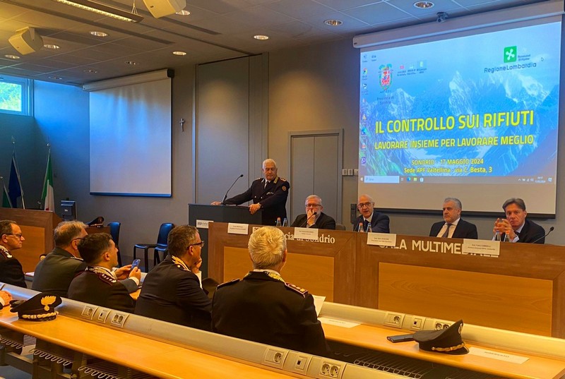 Controllo rifiuti criminalità Sondrio