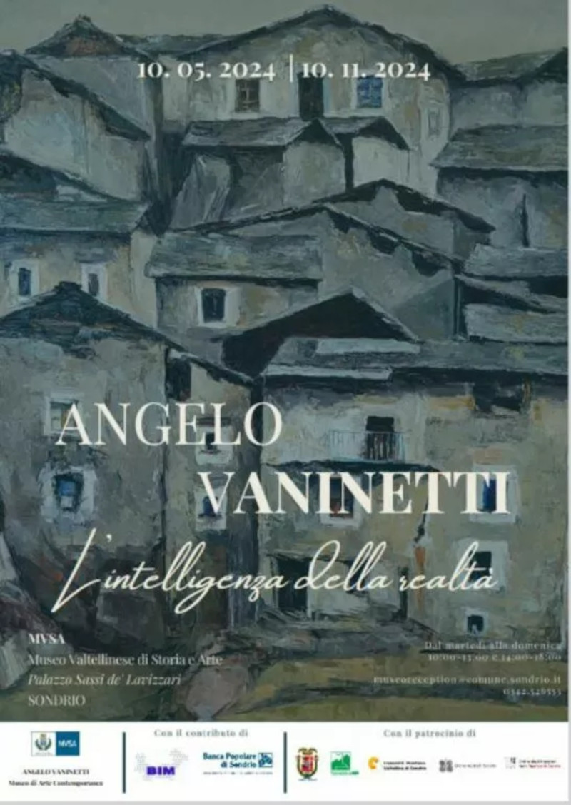 Locandina Angelo Vaninetti mostra centenario nascita