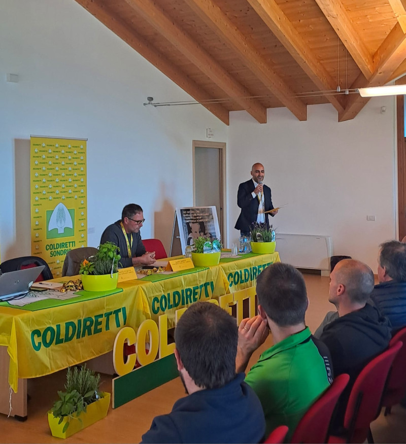 Assemblea Orgoglio Coldiretti Albosaggia agricoltura fauna selvatica