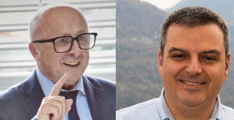 Patrizio Del Nero Franco Marchini candidati sindaci Morbegno