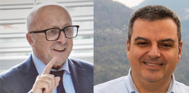 Patrizio Del Nero Franco Marchini candidati sindaci Morbegno