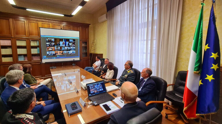 Prefettura Sondrio videoconferenza Roma