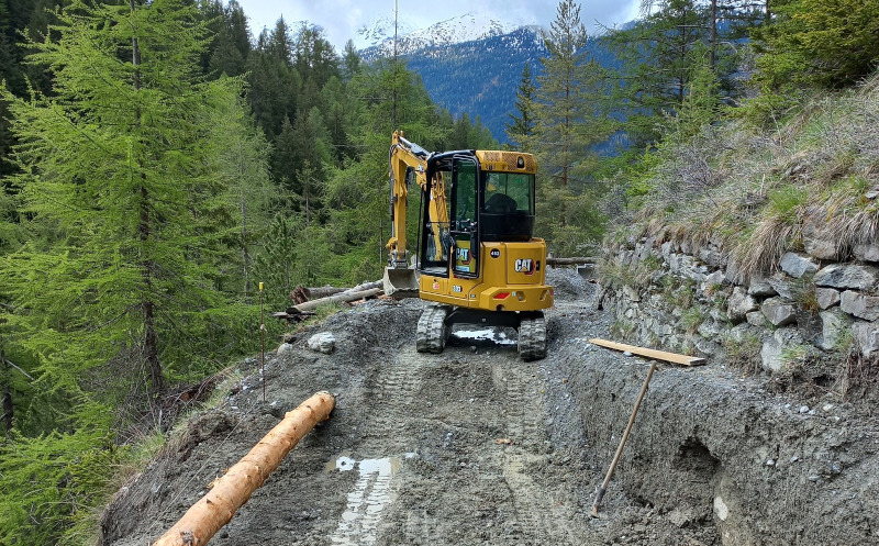 Val Zebrù interventi staccionata Valfurva