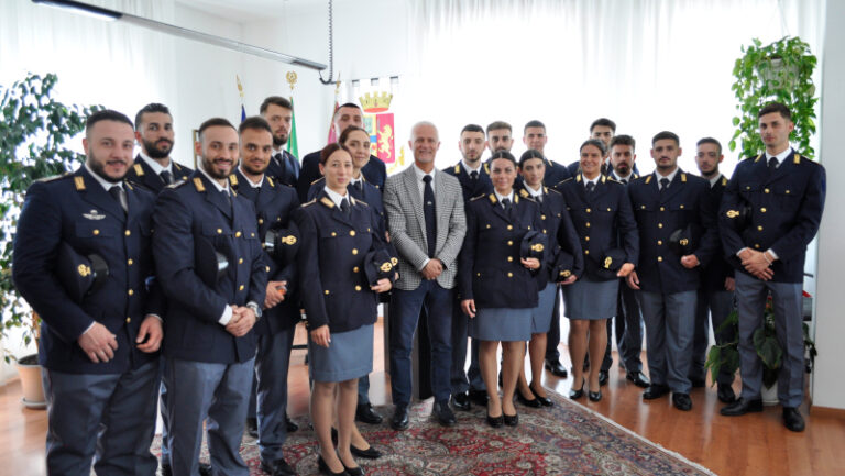 Nuovi agenti Polizia di Stato Questura Sondrio