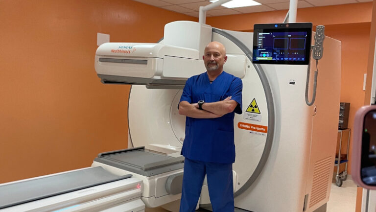 Dott. Barbonetti nuova apparecchiatura Medicina nucleare