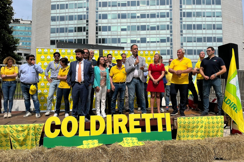 Intervento Beduschi Coldiretti manifestazione fauna selvatica