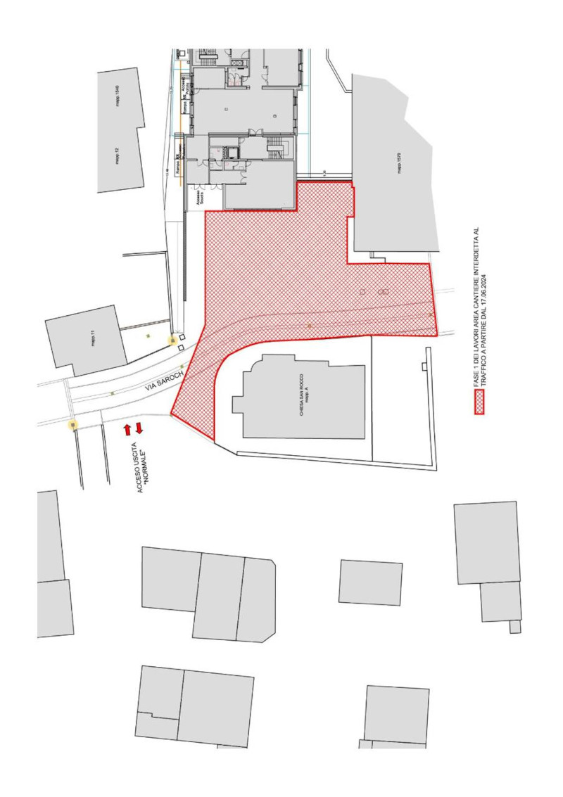 Mappa viabilità Piazza San Rocco Livigno