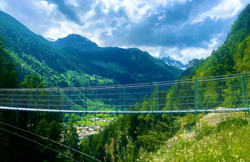 Ponte tibetano Campodolcino