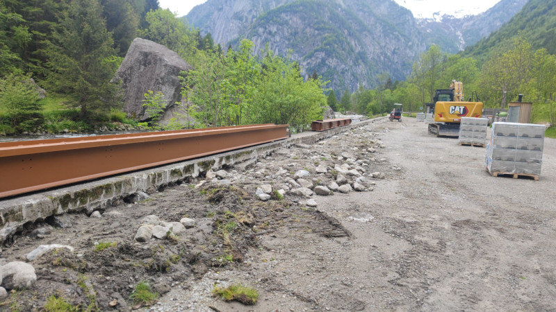 Riserva Val di Mello lavori parcheggi