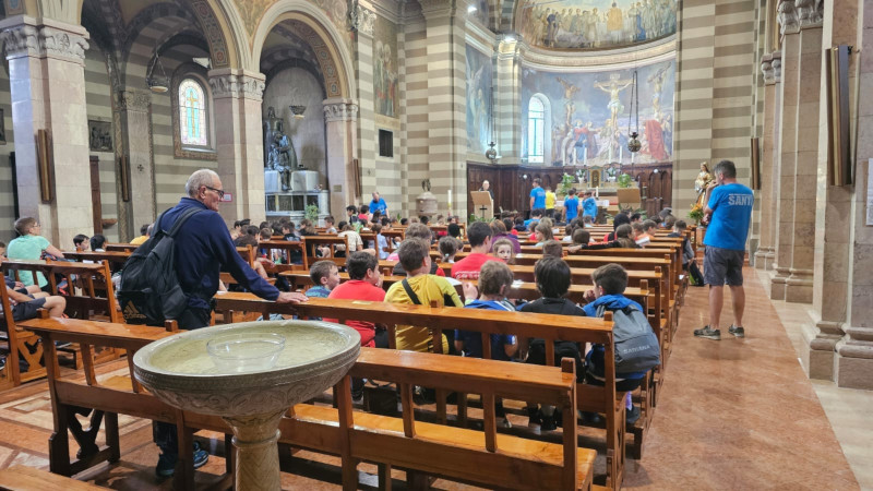 Santuario Divin Prigioniero Colorina bici Oratorio Sacro Cuore Sondrio