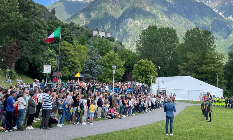Sondalo campo scuola provinciale Alpini