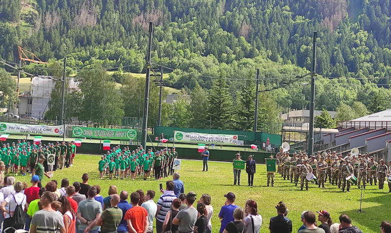 Sondalo campo scuola provinciale Alpini