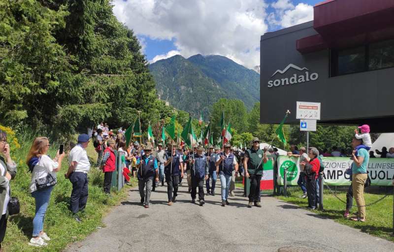 Sondalo campo scuola provinciale Alpini