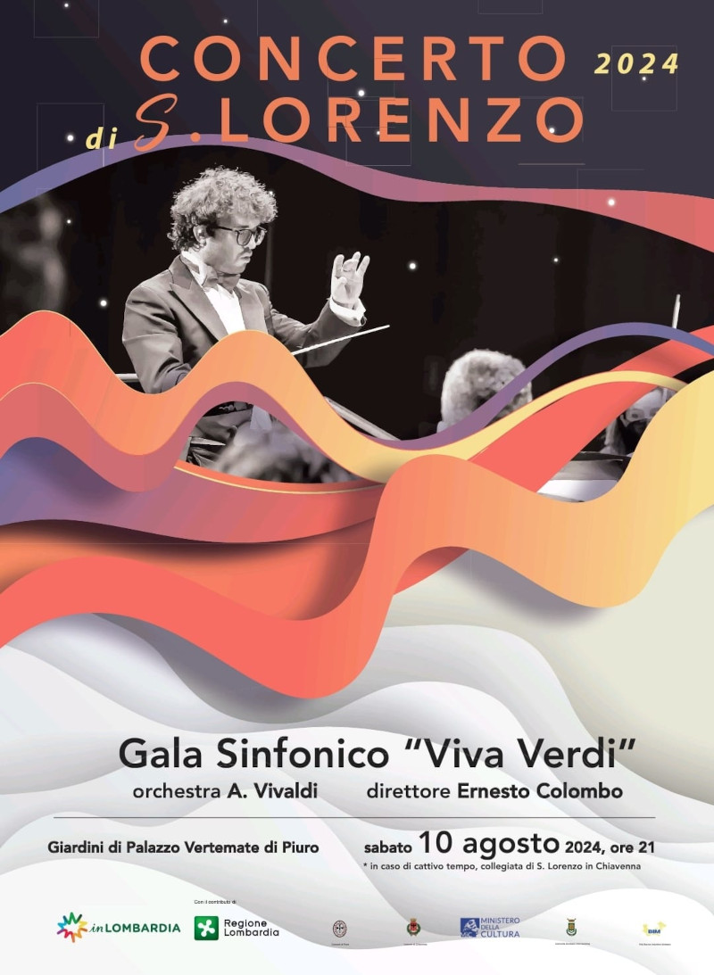Locandina concerto San Lorenzo Palazzo Vertemate Franchi