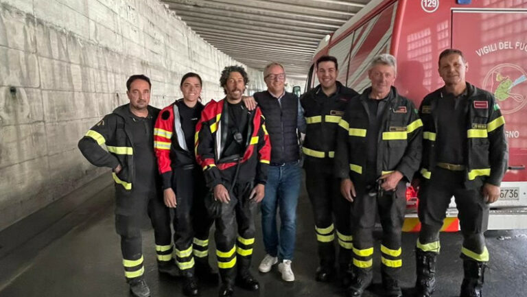 Frana Livigno Vigili del Fuoco