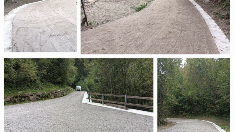 Strade Monti Pradella Piuro manutenzione straordinaria