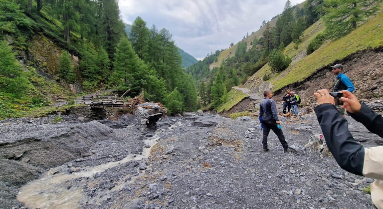 Smottamento Val Alpisella Livigno
