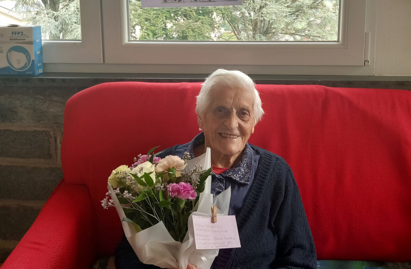 Sondalo compleanno signora Lina 102 anni