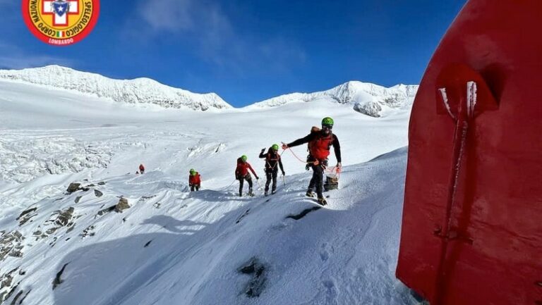 Soccorso Alpino esercitazione Valmalenco