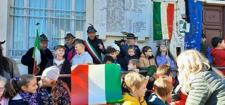 Colorina commemorazione 4 novembre