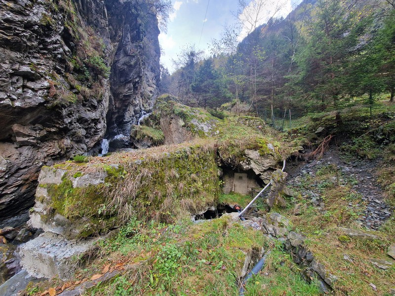 Piuro acquedotto torrente Aurosina