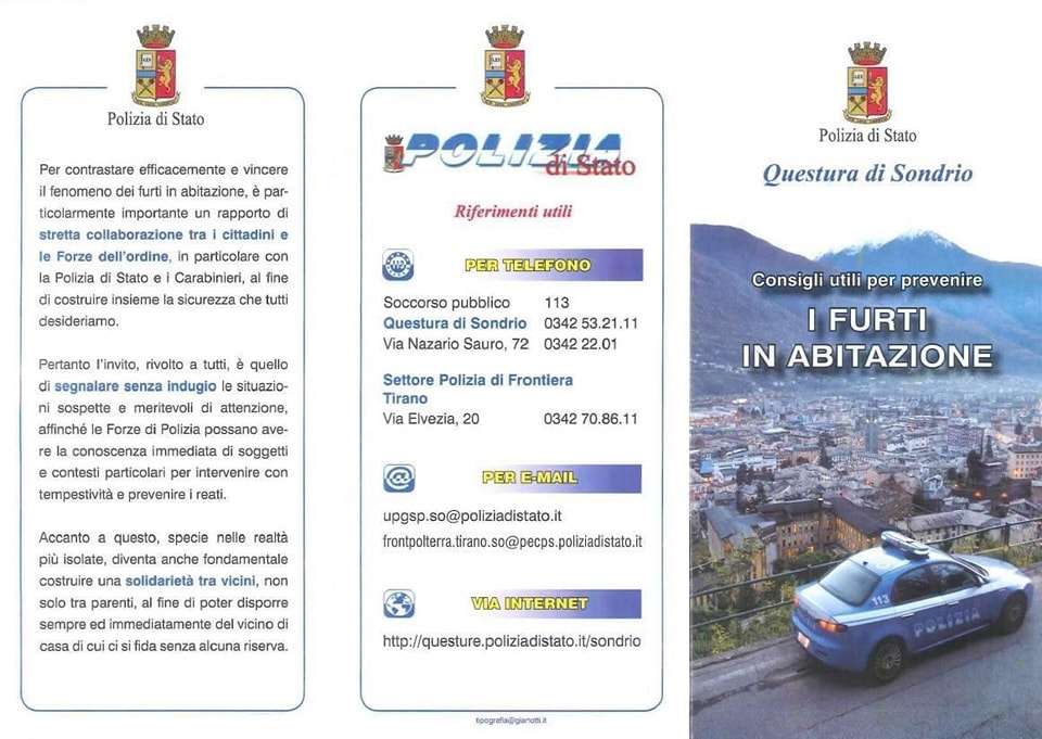 Guida prevenzione furti