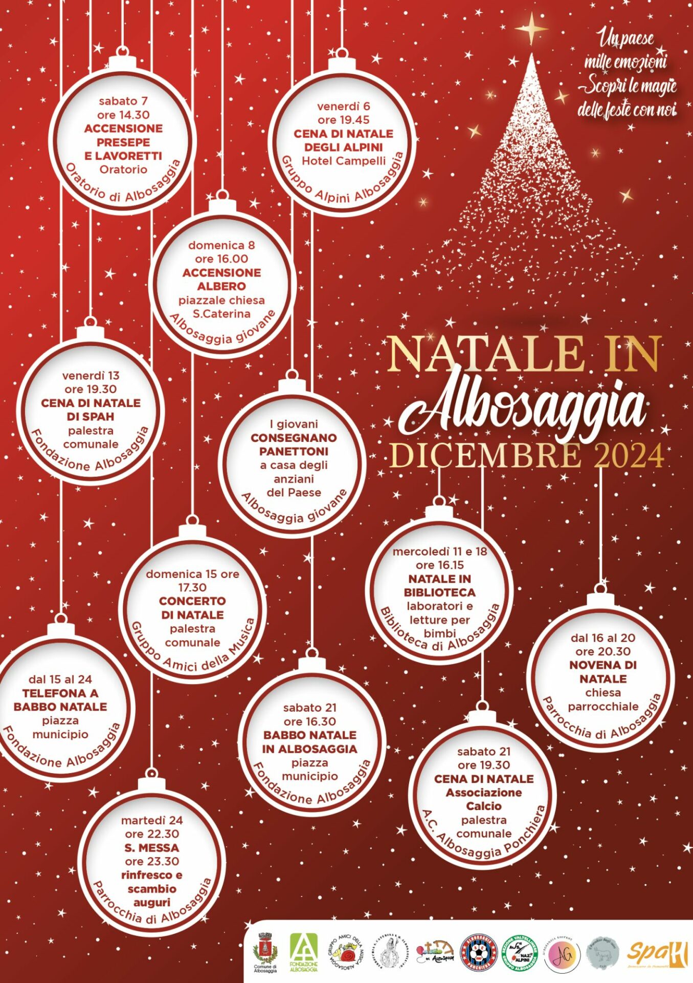 Natale in Albosaggia calendario