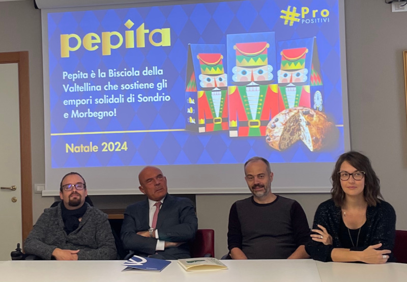 Bisciola Pepita progetto ProPositivi solidarietà Natale 2024