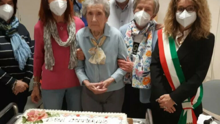 Maria Franca Paganoni centenaria Sondrio