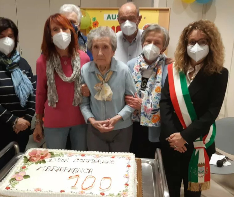Maria Franca Paganoni centenaria Sondrio