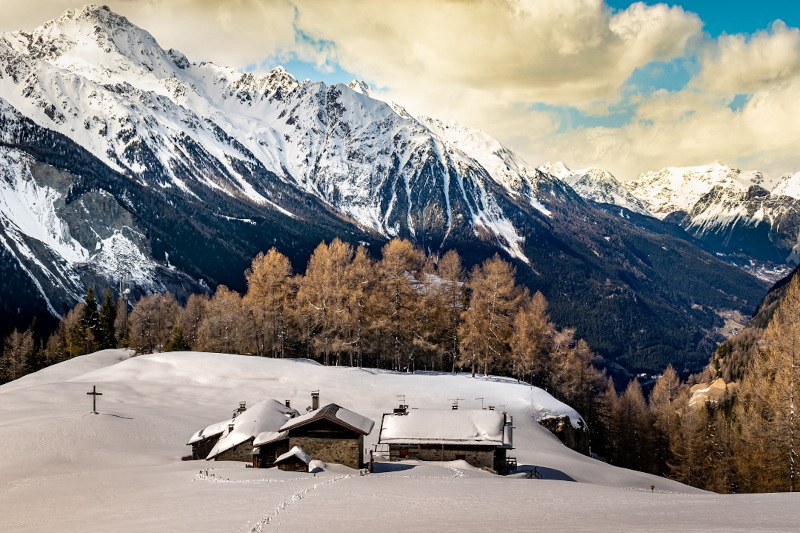 Montagne valtellinesi inverno