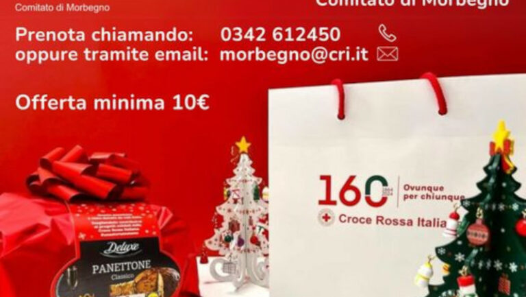 Panettone Solidale Croce Rossa Morbegno