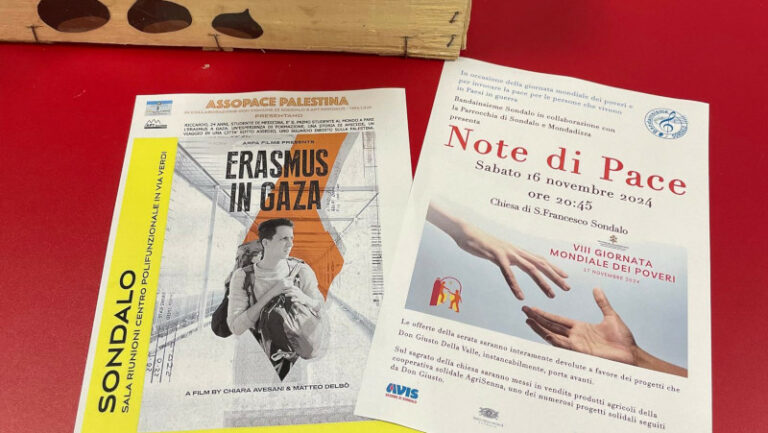Sondalo Erasmus in Gaza Note di Pace