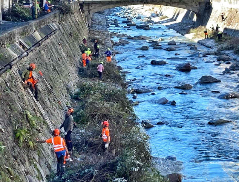 Tirano Pulizia Adda Protezione Civile