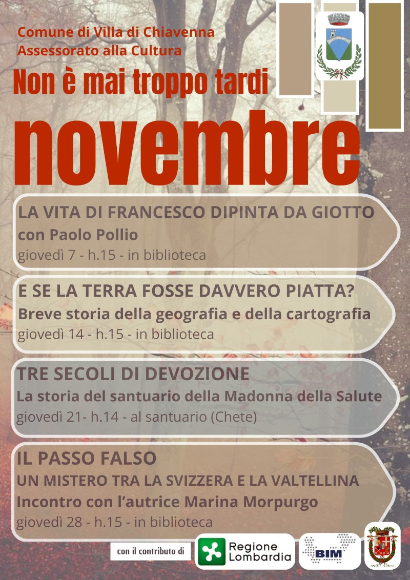 Villa di Chiavenna Non è mai troppo tardi