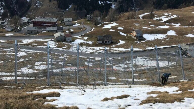 Barriera antivalanga Montespluga Madesimo