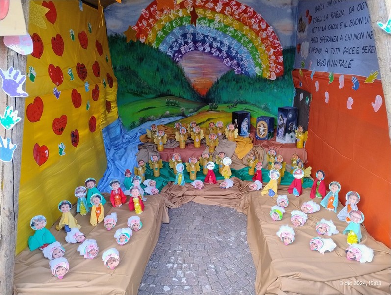 Presepe Villa di Tirano scuola infanzia "il girotondo"
